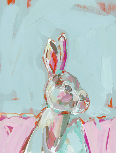 Bunny Girl Fine Art Print by Chelsea McShane Art