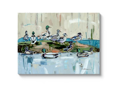 "Mound Party" on canvas by Chelsea McShane Art - product image 4 for Resin Society