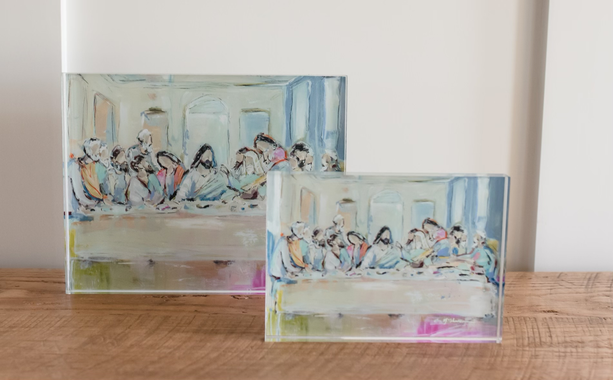 "Legacy Meal II" acrylic block