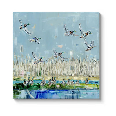 "Duck Season" on canvas by Chelsea McShane Art - main product image for Resin Society