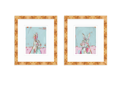 Bunny Girl Fine Art Print by Chelsea McShane Art