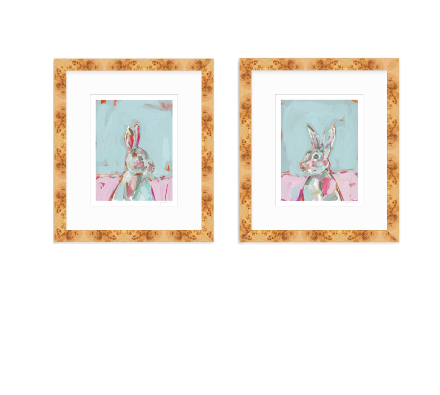 Bunny Girl Fine Art Print by Chelsea McShane Art