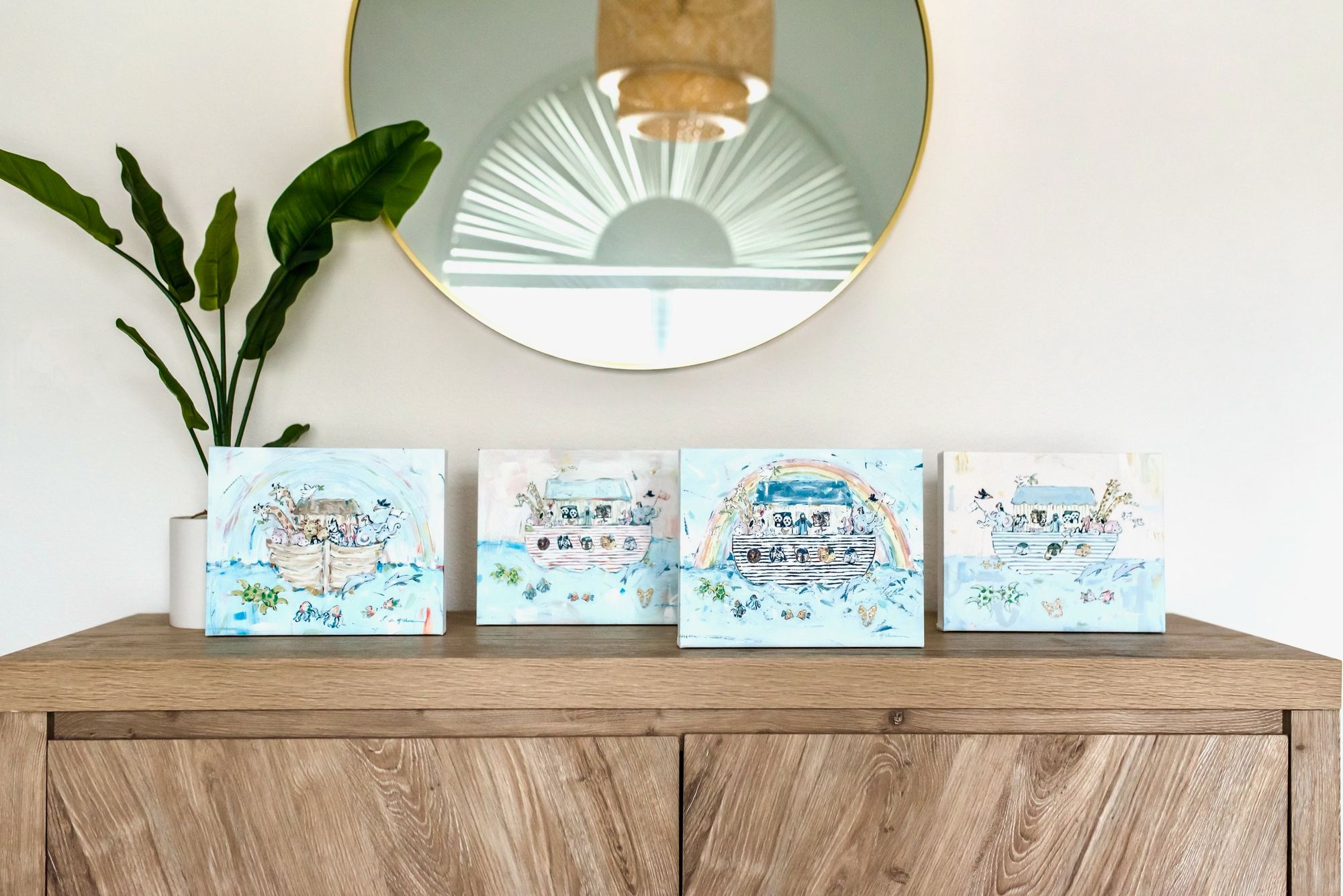 Noah's ark V on canvas by Chelsea McShane Art - product image 3 for Resin Society