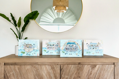 Noah's ark II on canvas by Chelsea McShane Art - product image 2 for Resin Society