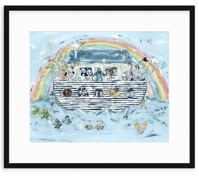 Noah's ark I Nursery Fine Art Print