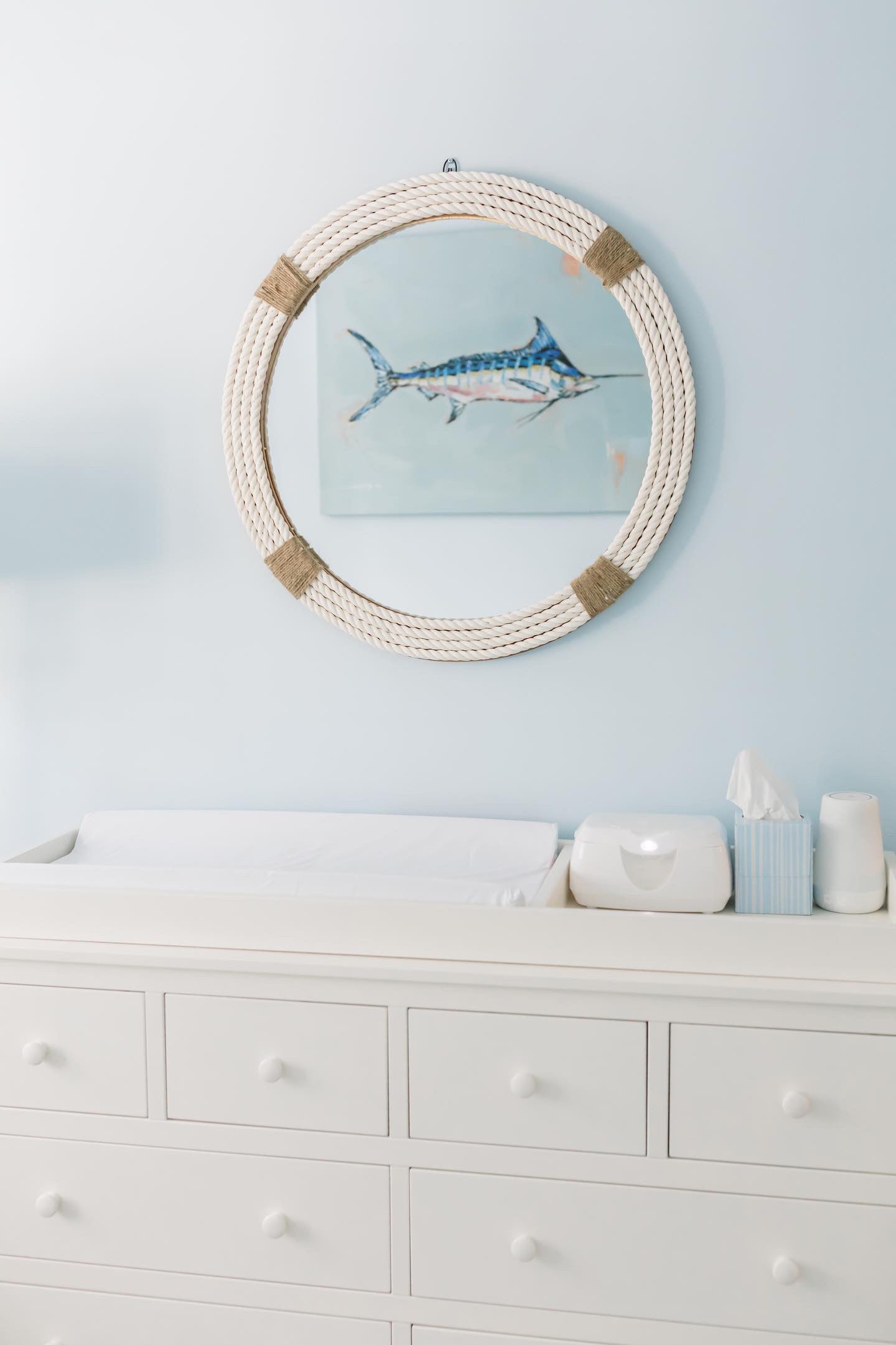 Blue Marlin on canvas by Chelsea McShane Art - product image 5 for Resin Society