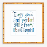 James 1:17 Bible Verse Fine Art Print
