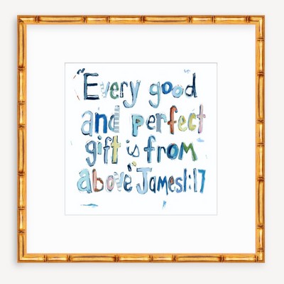 James 1:17 Bible Verse Fine Art Print