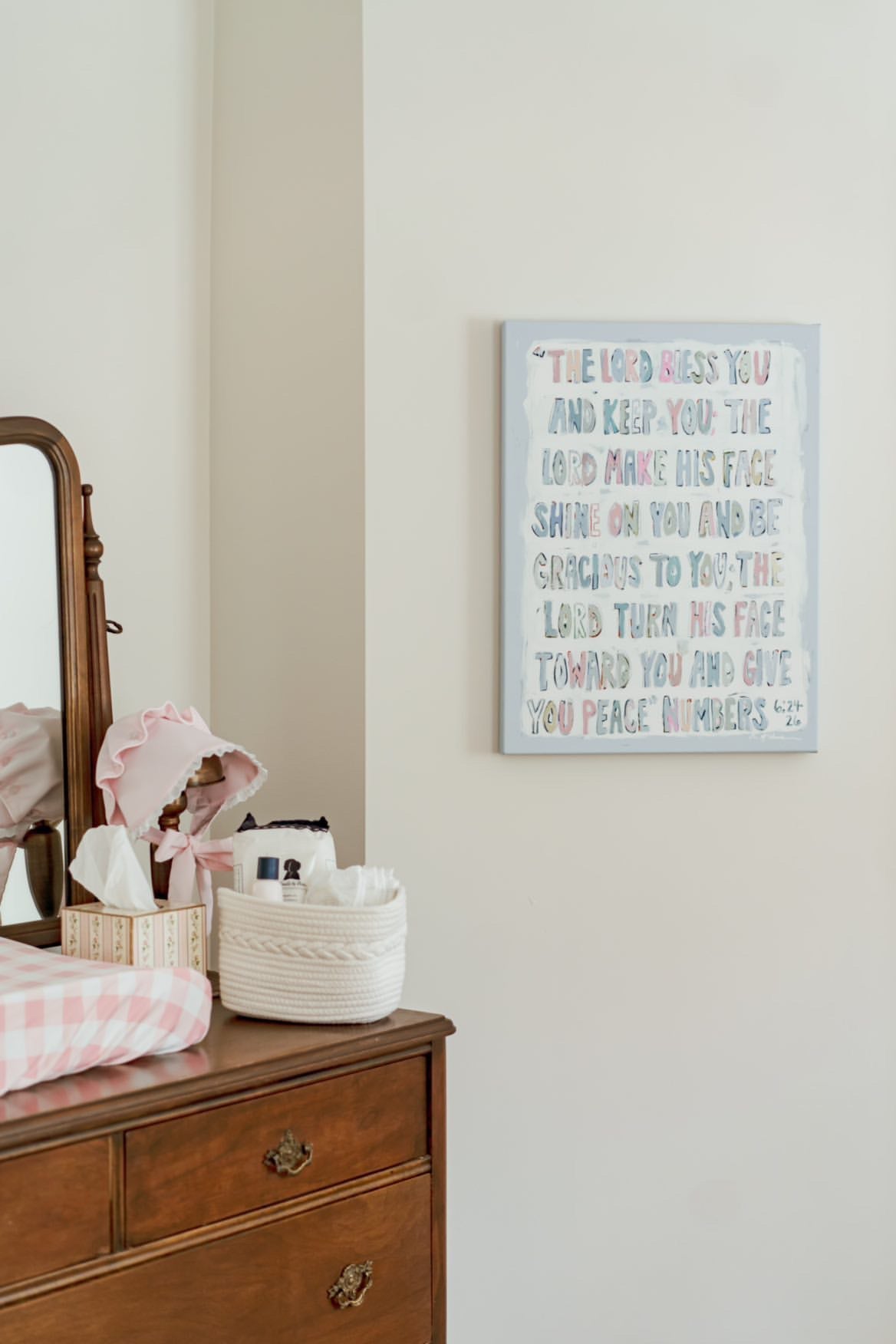Numbers 6:24-26 on canvas by Chelsea McShane Art - product image 2 for Resin Society