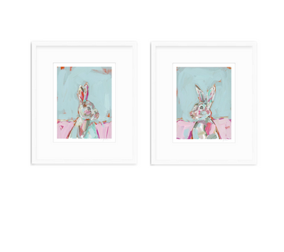 Bunny Girl Fine Art Print by Chelsea McShane Art