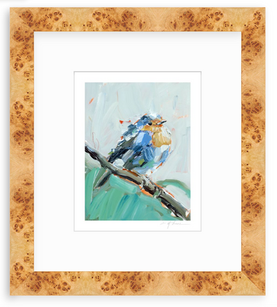 Bluebird of Happiness Fine Art Print