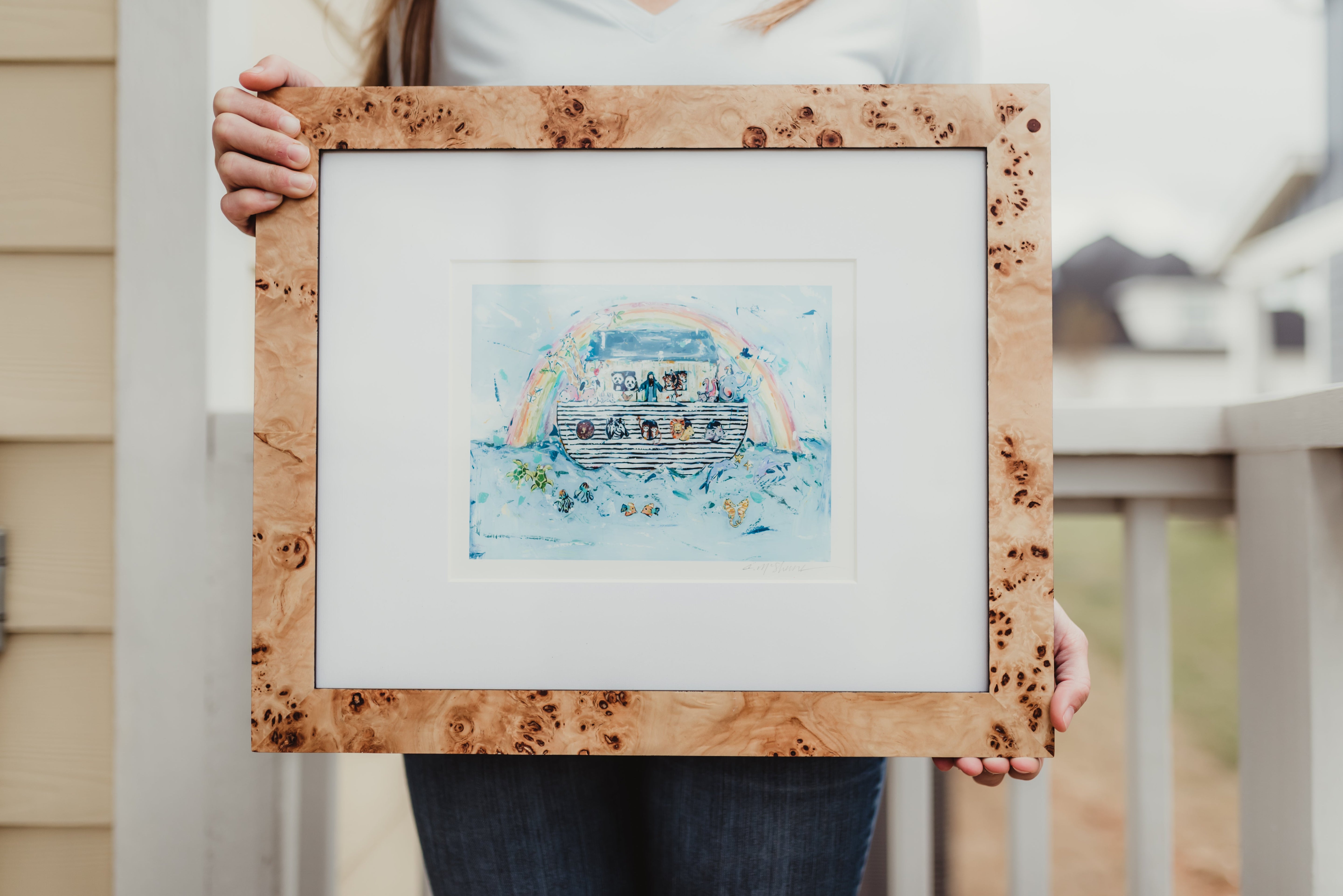 Noah's ark I Nursery Fine Art Print
