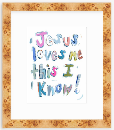 Jesus Loves Me Fine Art Print