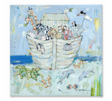 Noah's ark IV on canvas by Chelsea McShane Art - main product image for Resin Society