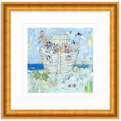 Noah's ark IV Nursery Fine Art Print