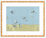 Here We Go Again Ducks Fine Art Print