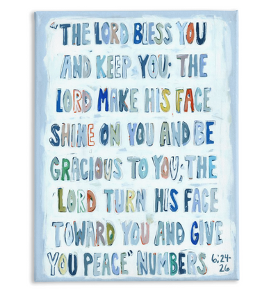 Numbers 6:24-26 on canvas by Chelsea McShane Art - product image 4 for Resin Society