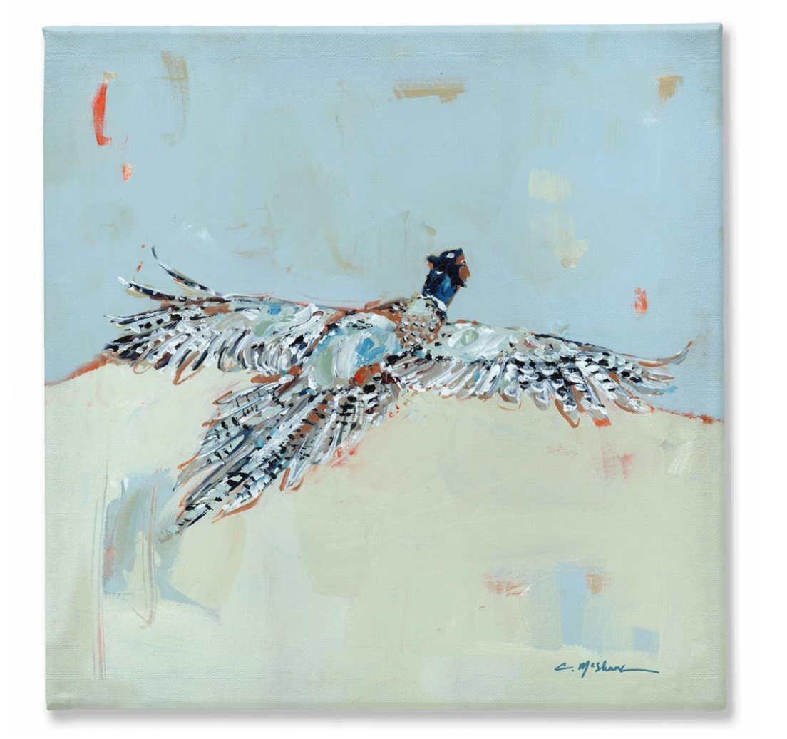 "Pheasant I" on canvas by Chelsea McShane Art - main product image for Resin Society