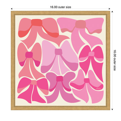 Sylvie Rain Bows 2 Framed Canvas by Carrie Cantwell