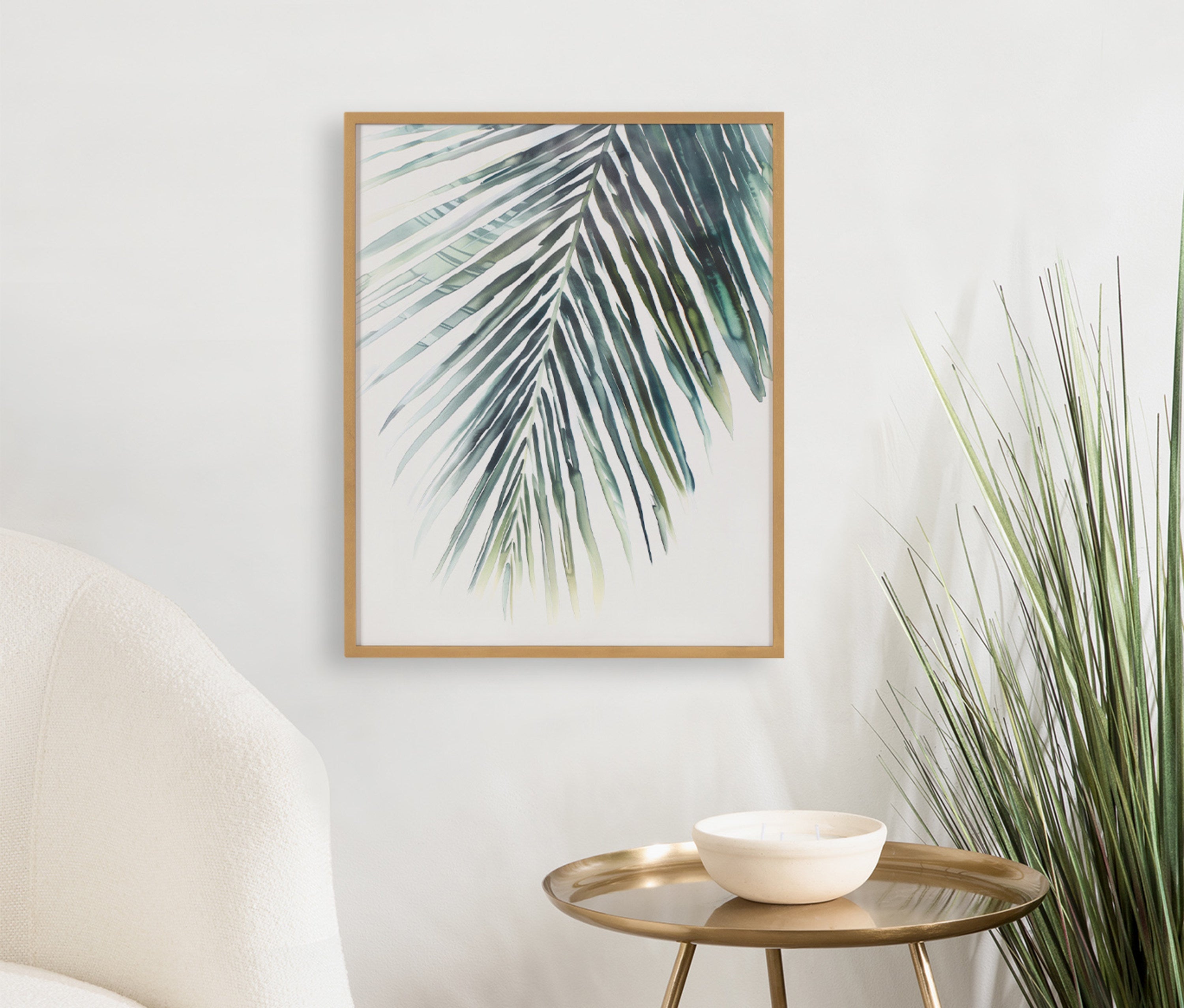 Gallery Tropical Modern Botanical Palm Print