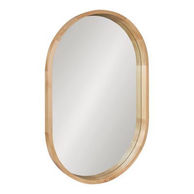 Hutton Wood Framed Capsule Mirror by kateandlaurel - product image 11 for Resin Society