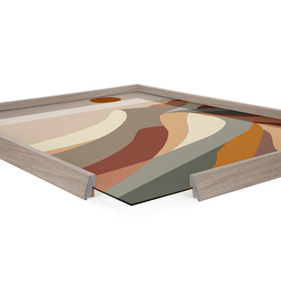Blake MCM Mountains 1a Framed Printed Glass by kateandlaurel - product image 3 for Resin Society