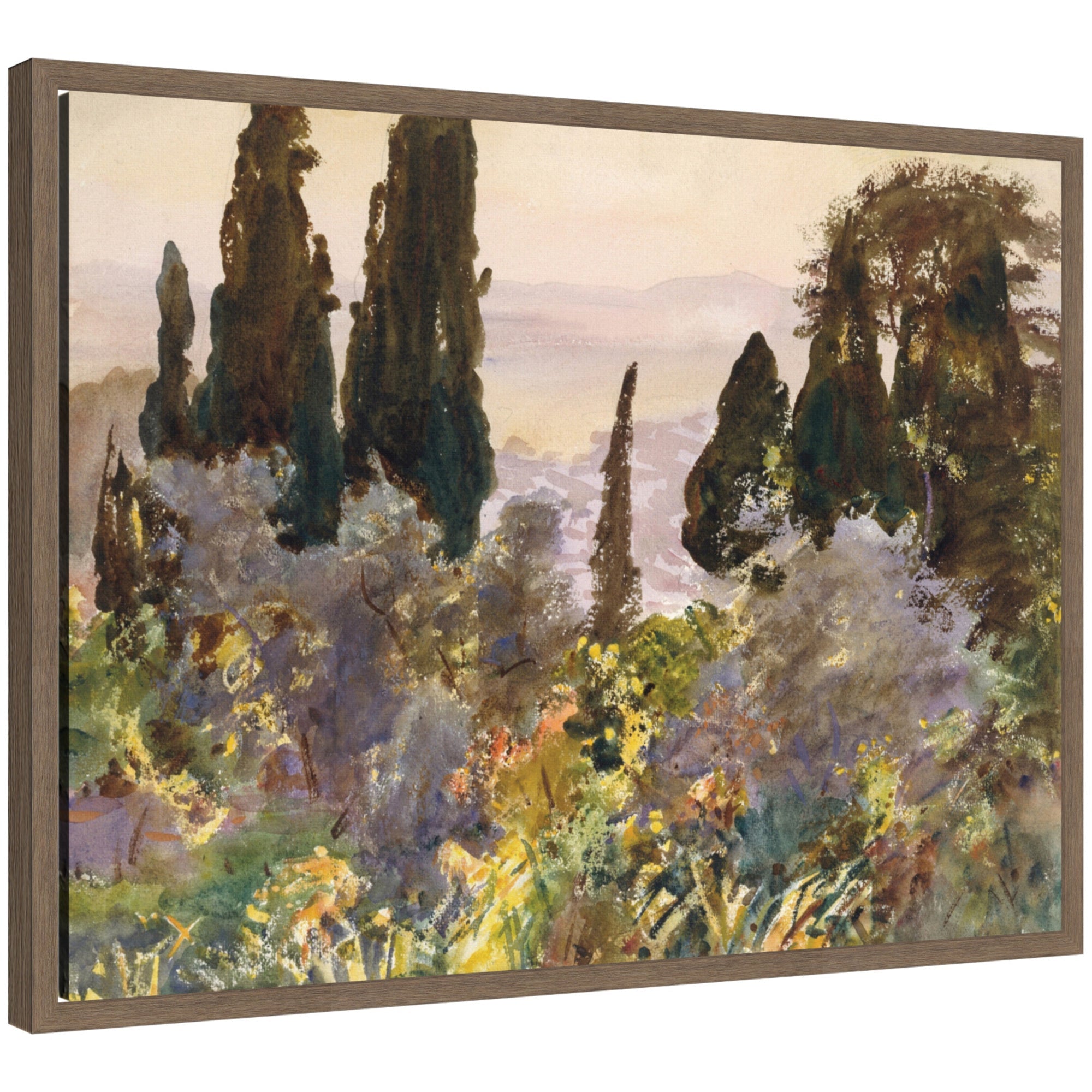 Granada 1912 John Singer Sargent by Nostalgia Prints Framed Canvas Wall Art Print