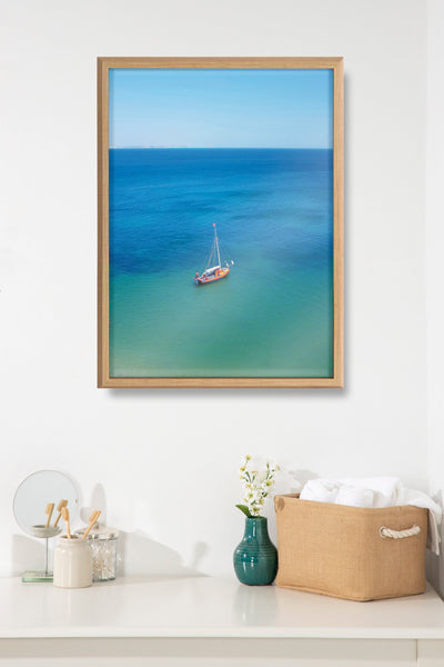 Blake A Lagos Sail Framed Printed Art by Rachel Bolgov