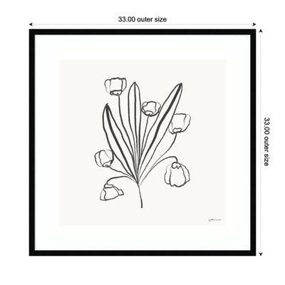 Floral Bouquet by Gabrielly Guedes Framed Wall Art Print