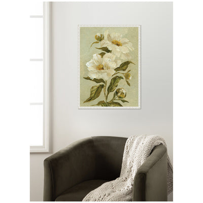 Floral No 9 by Annie Quigley Framed Canvas Wall Art Print