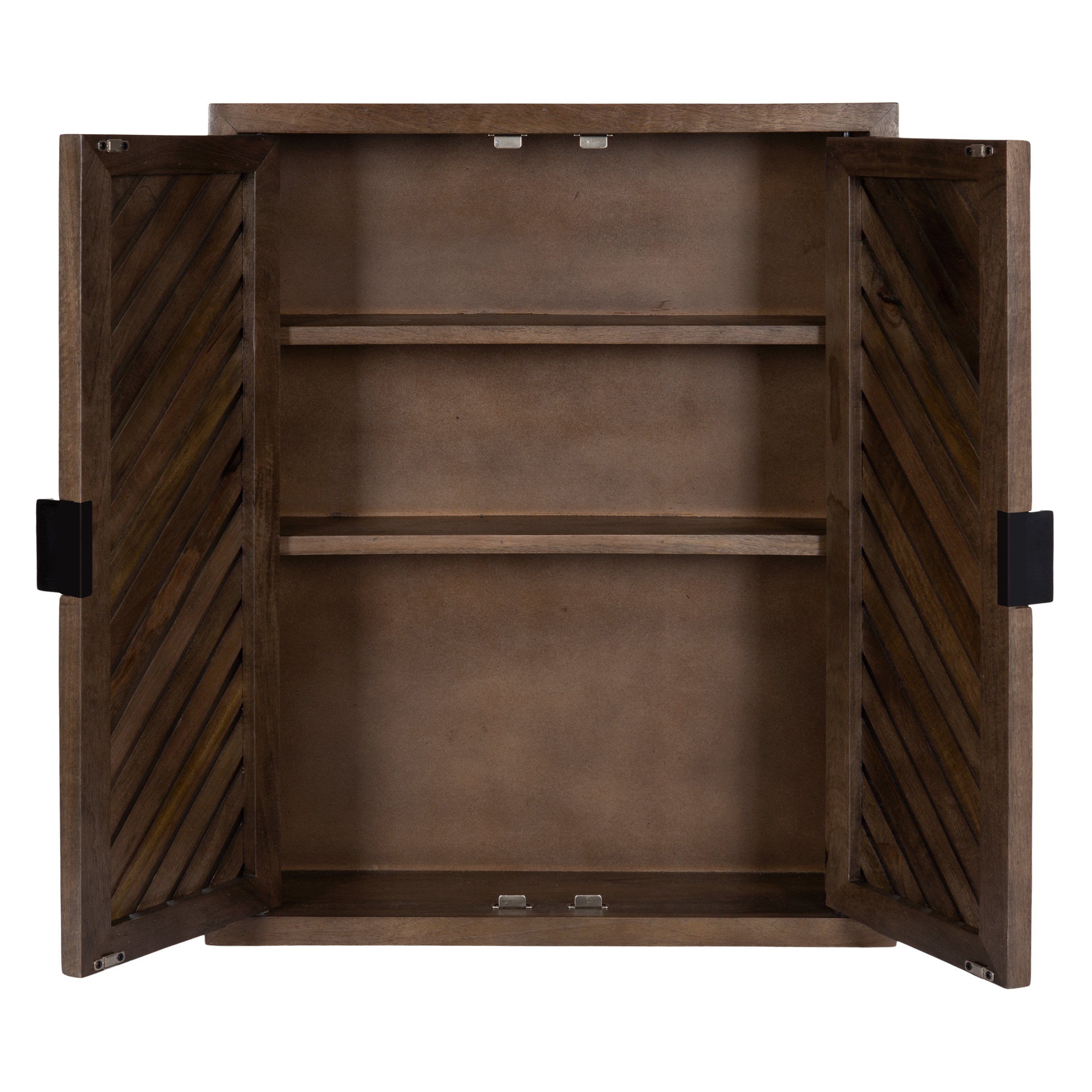 Mezzeta Tall Wood Bath Cabinet