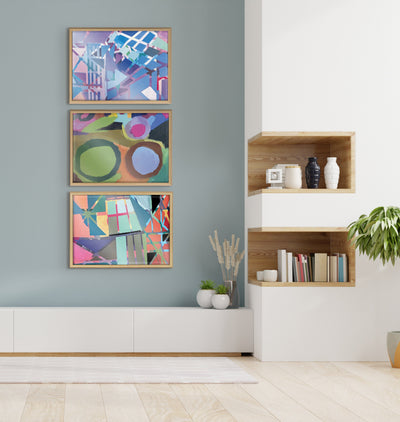 Blake Circle of Love Framed Printed Glass by Caleb Griswold by kateandlaurel - product image 6 for Resin Society