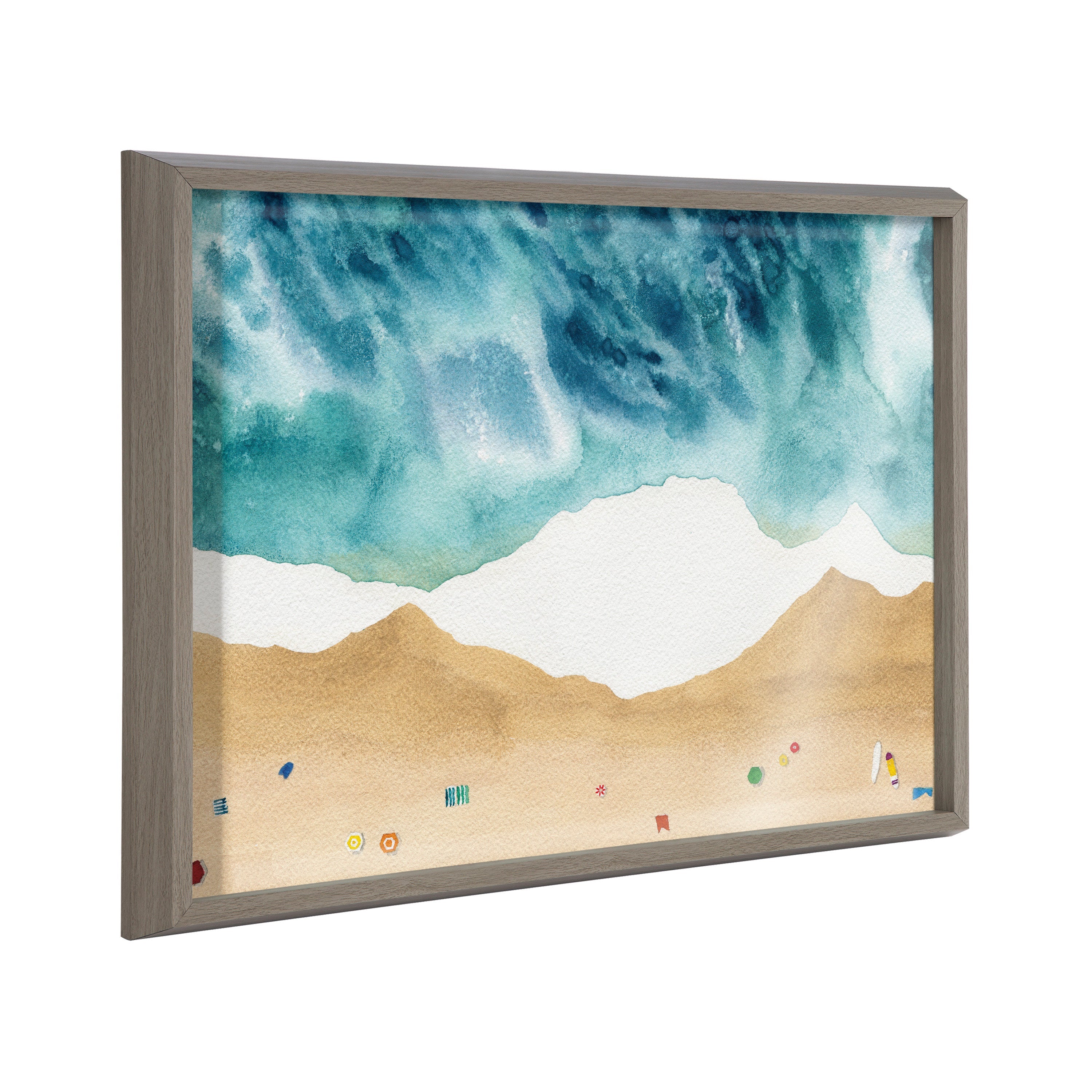 Blake North Shore Framed Printed Glass by kateandlaurel - product image 8 for Resin Society