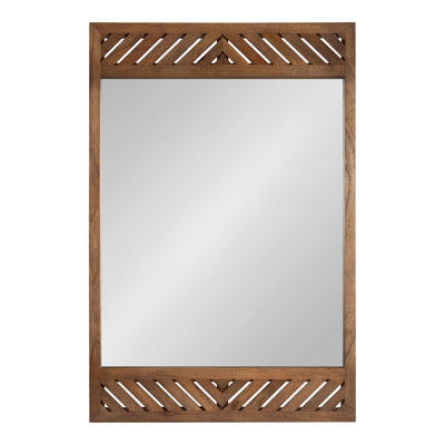 Mezzeta Wood Rectangle Wall Mirror
