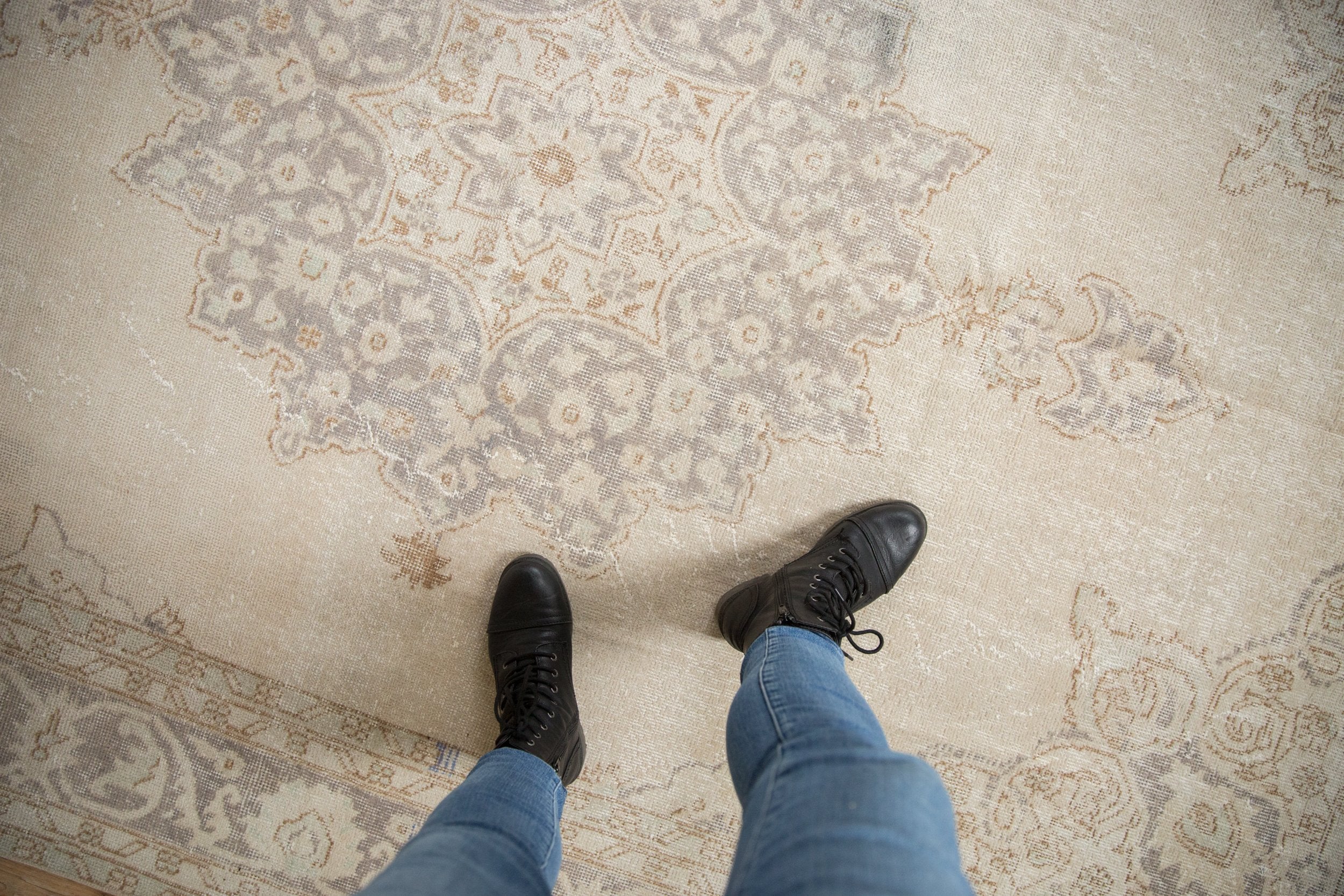 6.5x10 Vintage Distressed Sparta Carpet by Old New House® - product image 2 for Resin Society