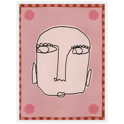 Sylvie Under The Sun 1 Framed Canvas by Shatha Al Dafai