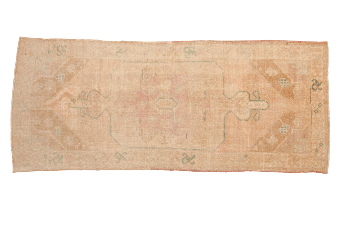 4x9.5 Vintage Distressed Oushak Rug Runner by Old New House® - main product image for Resin Society