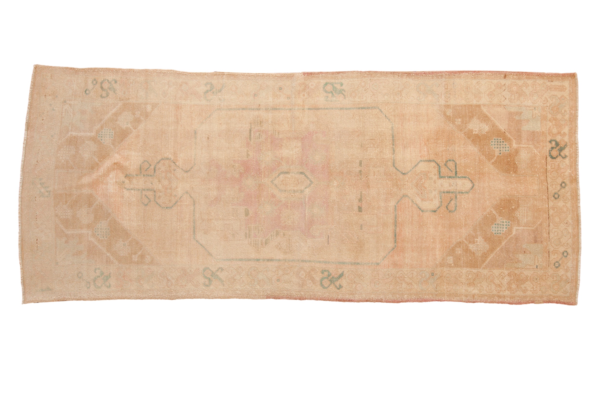 4x9.5 Vintage Distressed Oushak Rug Runner by Old New House® - main product image for Resin Society