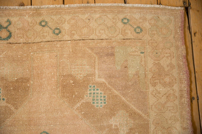 4x9.5 Vintage Distressed Oushak Rug Runner by Old New House® - product image 3 for Resin Society