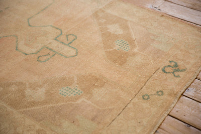 4x9.5 Vintage Distressed Oushak Rug Runner by Old New House® - product image 5 for Resin Society