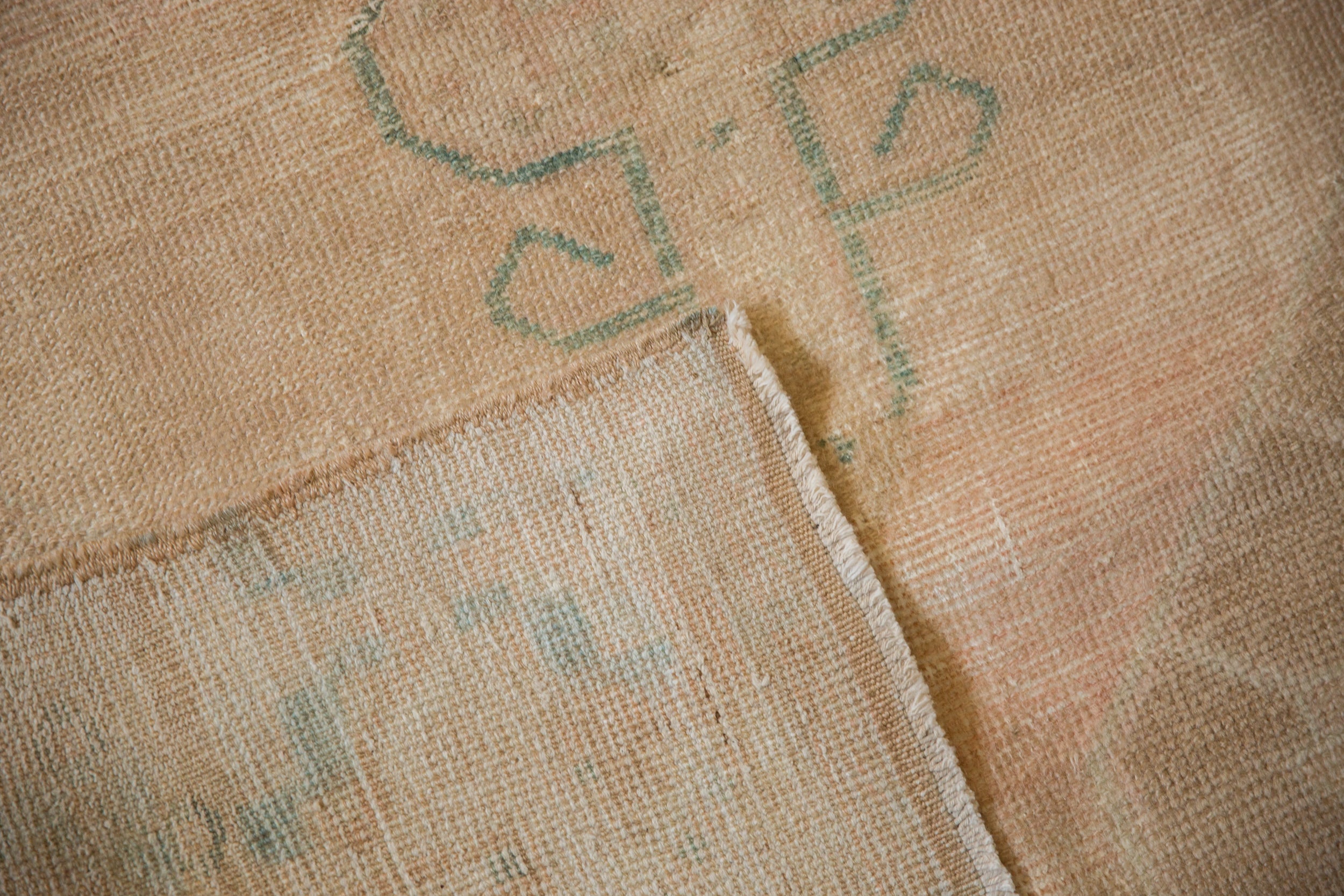 4x9.5 Vintage Distressed Oushak Rug Runner by Old New House® - product image 11 for Resin Society