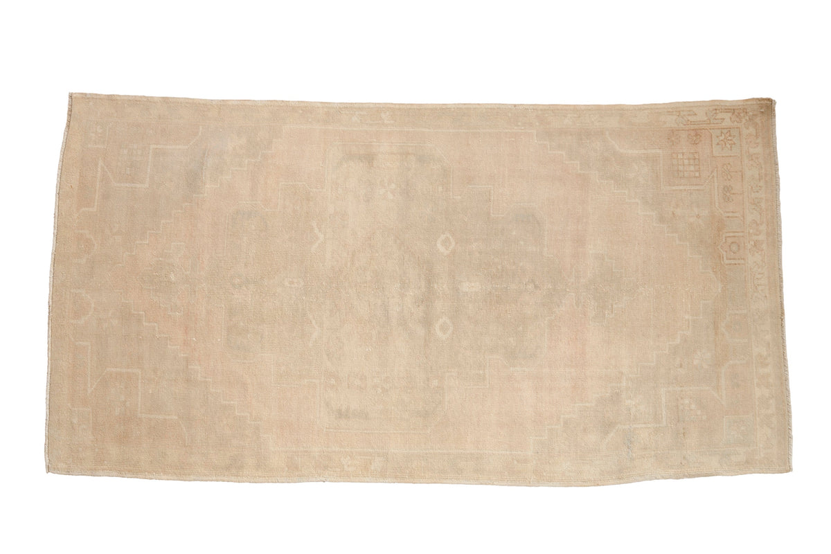 3.5x7 Vintage Distressed Oushak Rug Runner by Old New House® - main product image for Resin Society