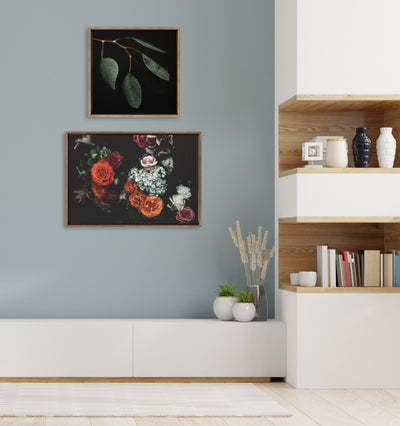 Sylvie Eucalyptus Leaves Framed Canvas by Alicia Abla by kateandlaurel - product image 6 for Resin Society