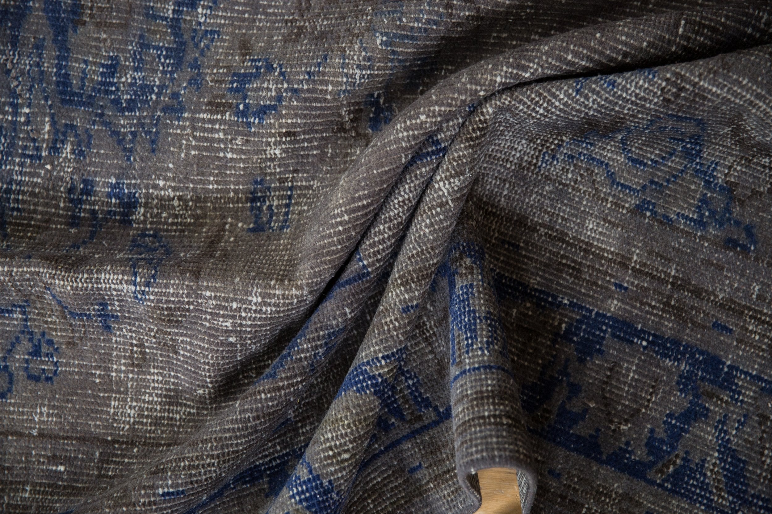 6.5x9 Vintage Distressed Overdyed Oushak Carpet by Old New House® - product image 9 for Resin Society