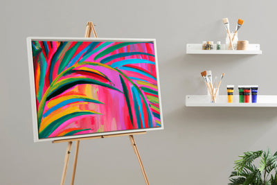 Sylvie Blank Framed Canvas 23x33