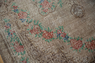 5.5x9.5 Vintage Distressed Overdyed Oushak Carpet