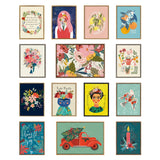 Sylvie Floralis C Framed Canvas
