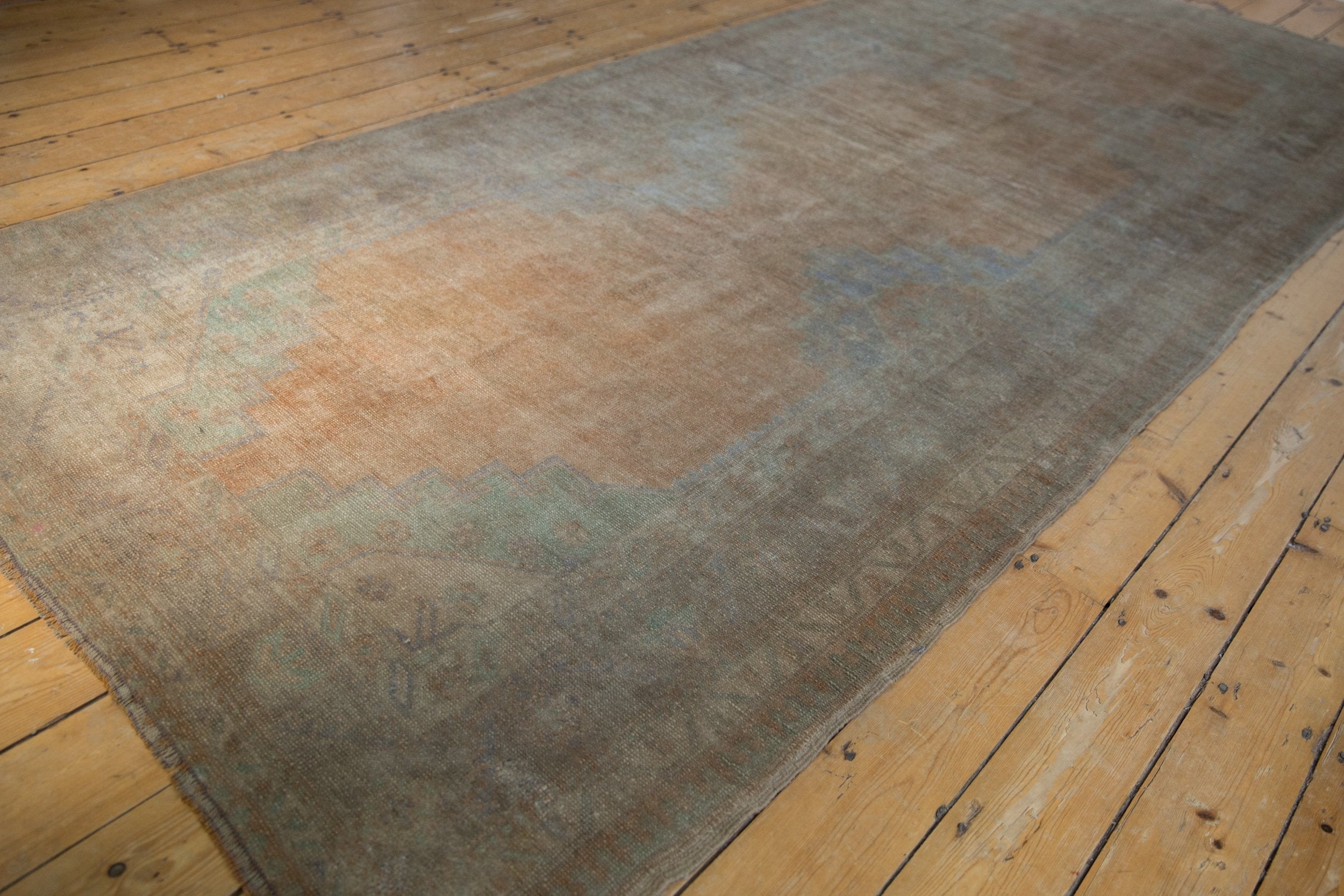 5x12.5 Vintage Distressed Oushak Rug Runner by Old New House® - product image 5 for Resin Society