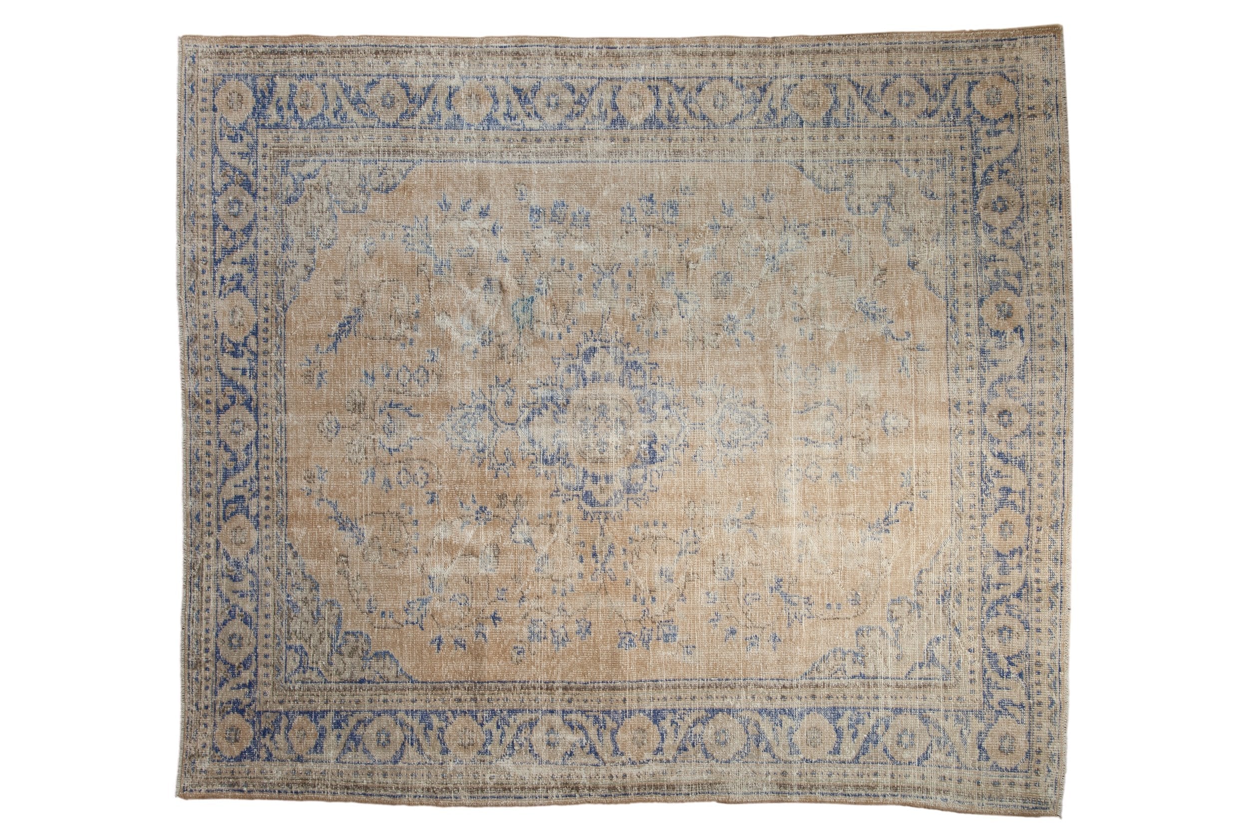 7.5x9 Vintage Distressed Oushak Carpet by Old New House® - main product image for Resin Society