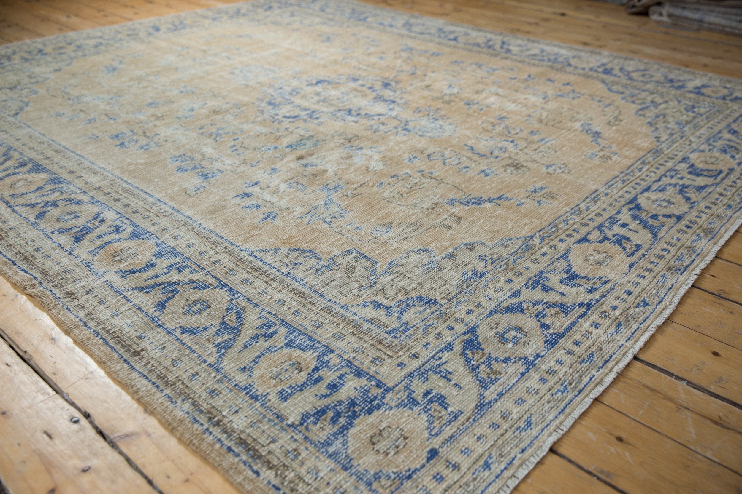 7.5x9 Vintage Distressed Oushak Carpet by Old New House® - product image 4 for Resin Society